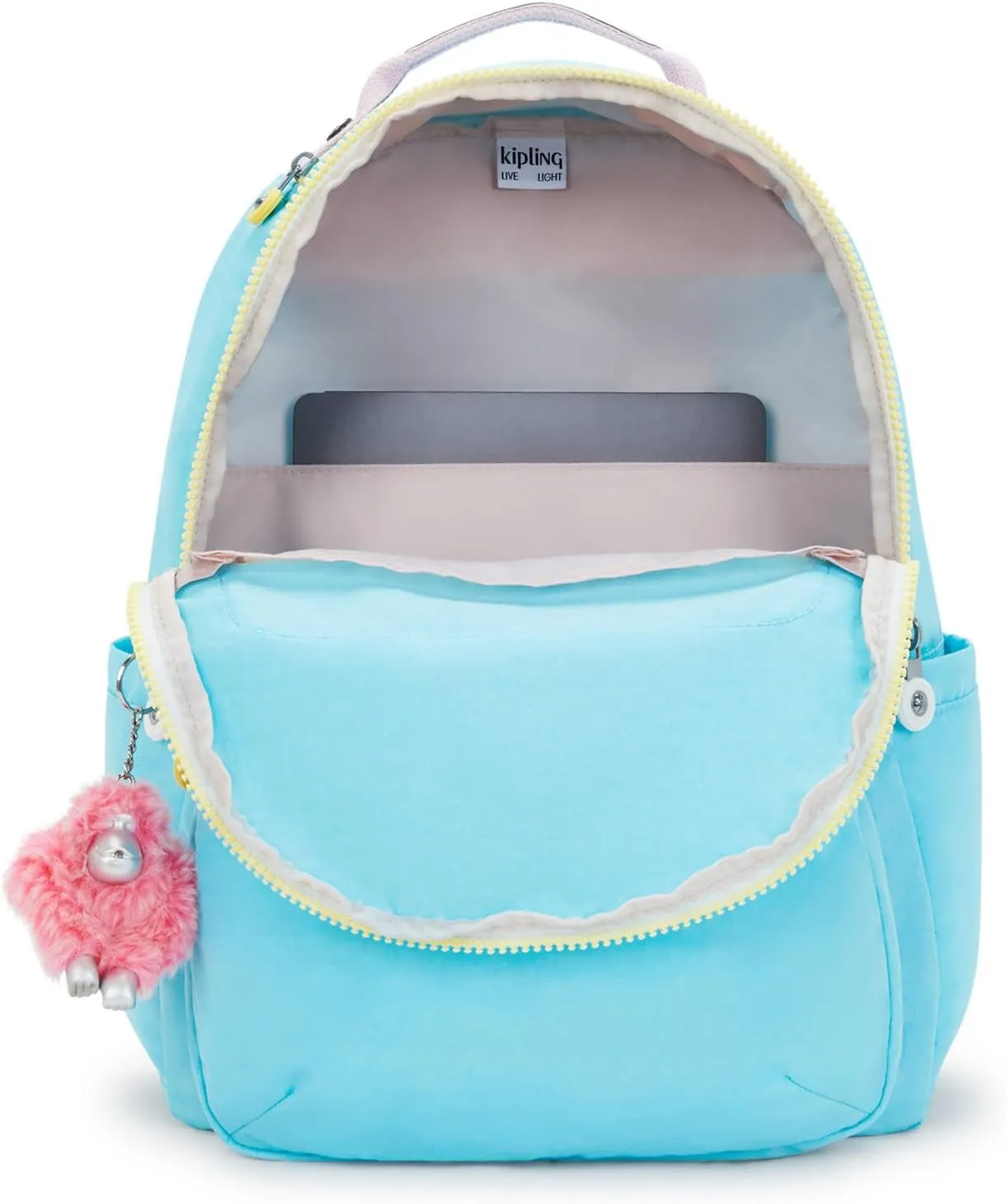 Kipling Women's Seoul 15" Laptop Backpack, Durable, Roomy with Padded Shoulder Straps, Built-In Protective Sleeve