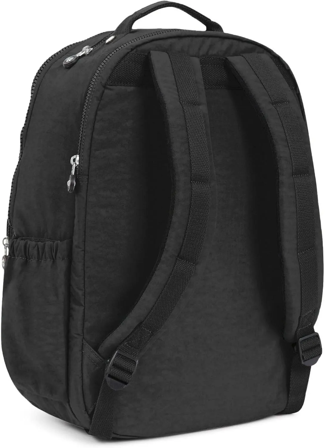 Kipling womens Seoul Go XL Backpack, Padded, Adustable Backpack Straps, Zip Closure, black tonal, One Size