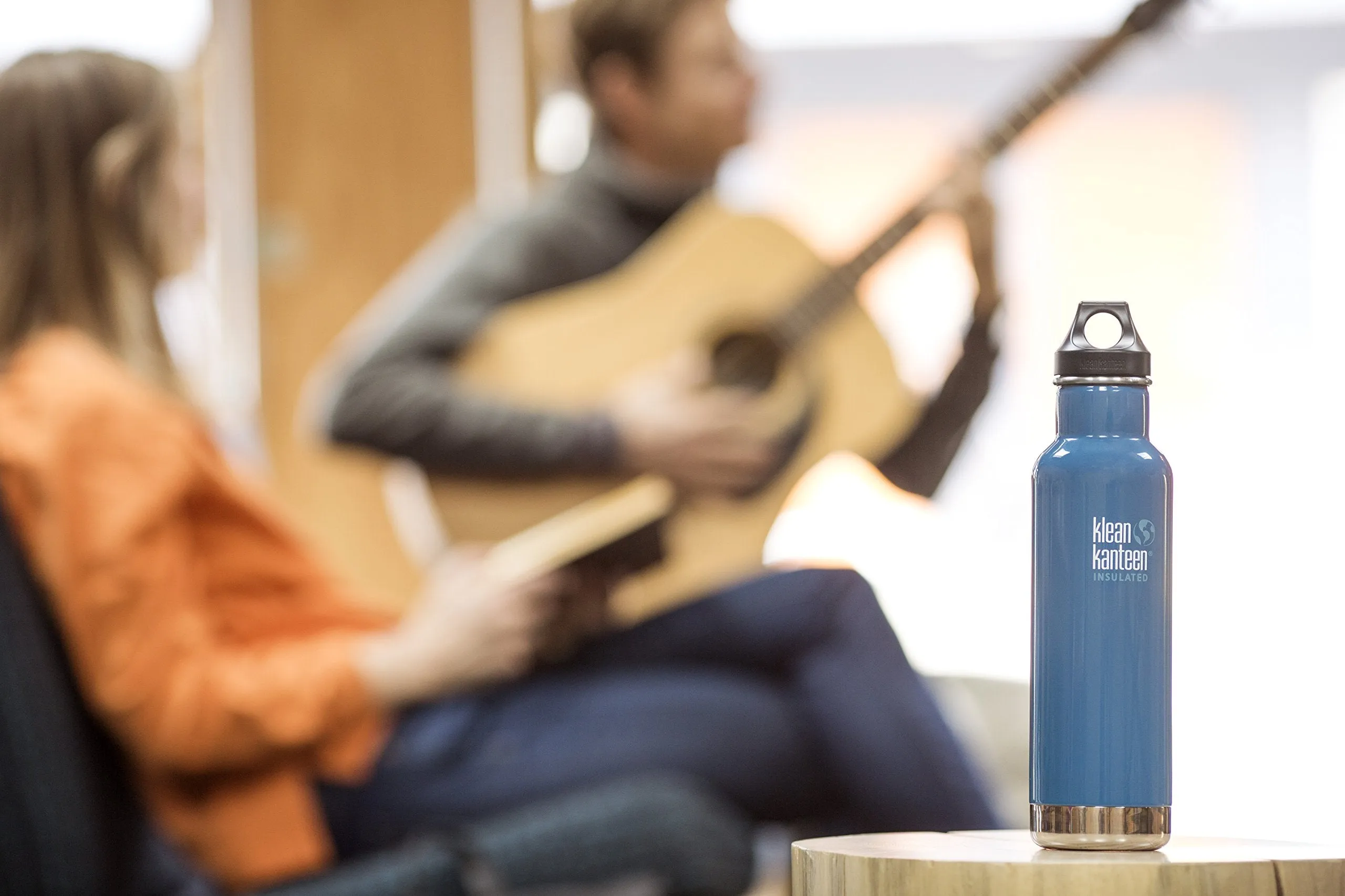 Klean Kanteen Classic Vacuum Insulated Storage with Loop Cap, 20-Ounce