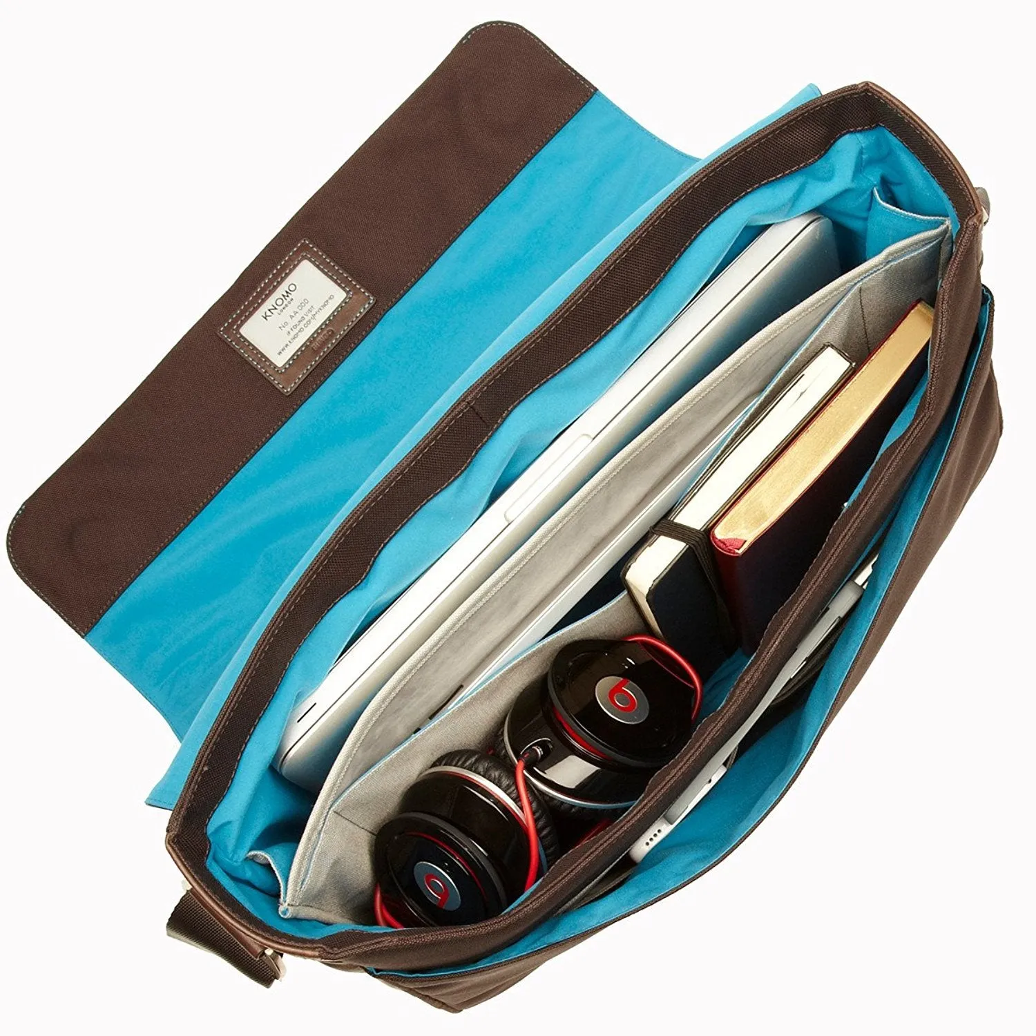 Knomo London Bungo 17" Leather Laptop Bag