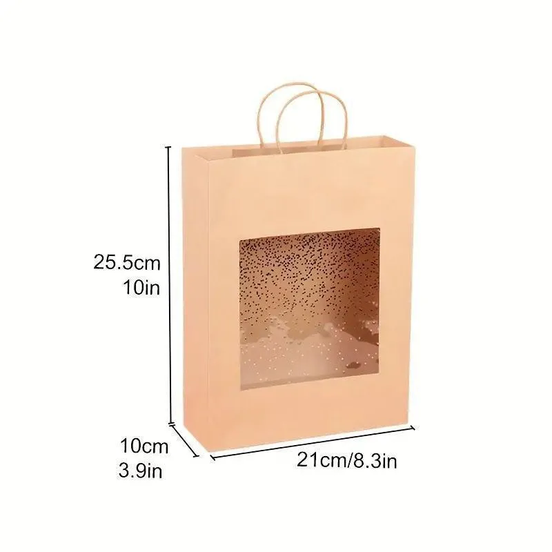 Kraft Paper Window Gift Bag 20PCS
