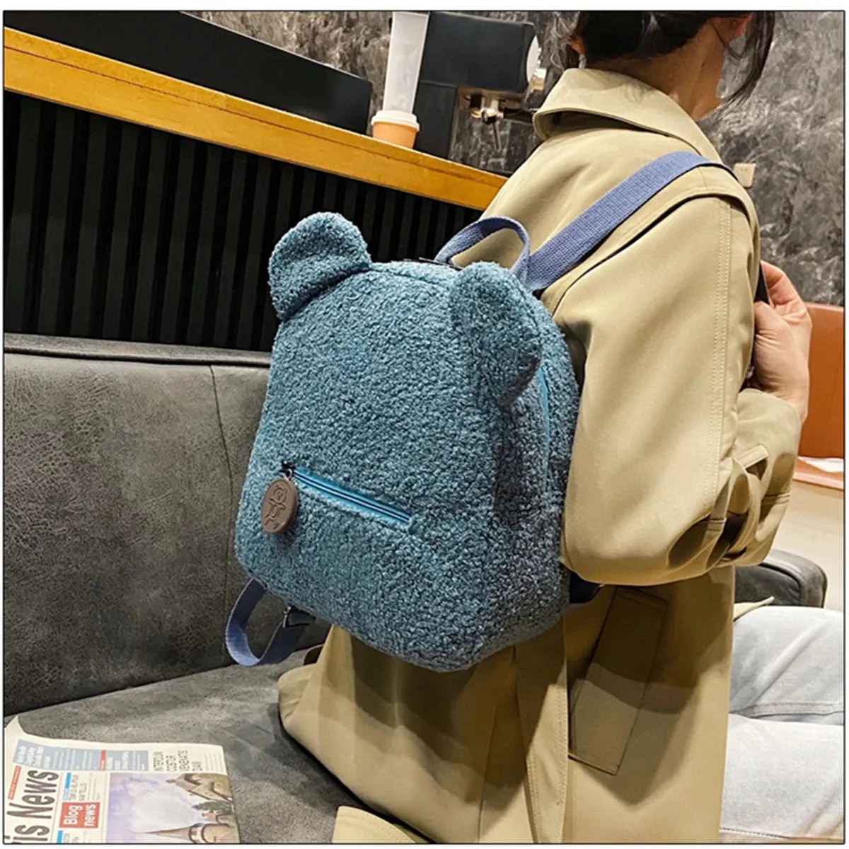 Lambswool Daypack Schoolbag