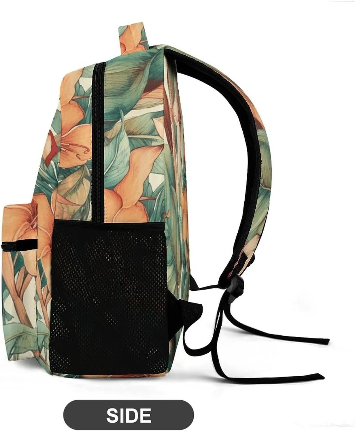 Laptop Backpack for Travel Daypack Computer Bag Work Botanical Watercolor Painting Back Pack Nurse Bag for Hiking