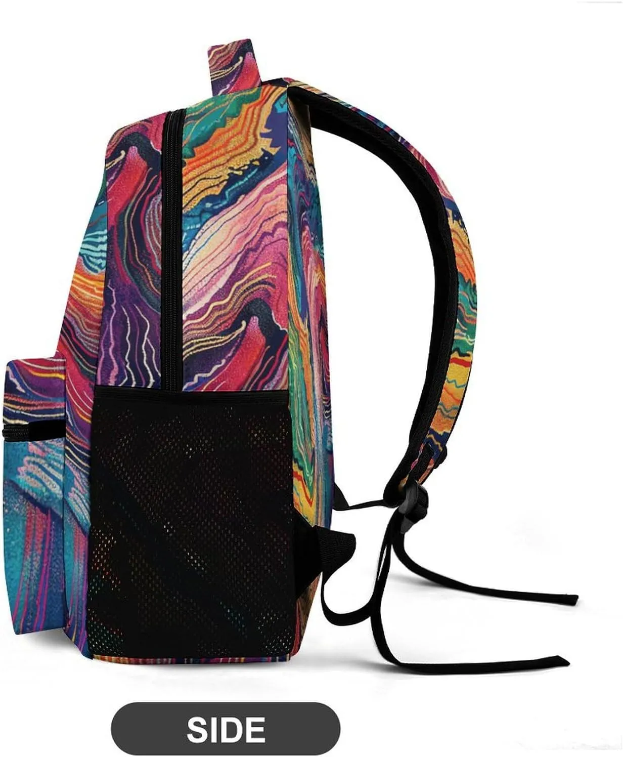Laptop Backpack for Travel Daypack Computer Bag Work Colored Line Drawing Back Pack Nurse Bag for Hiking