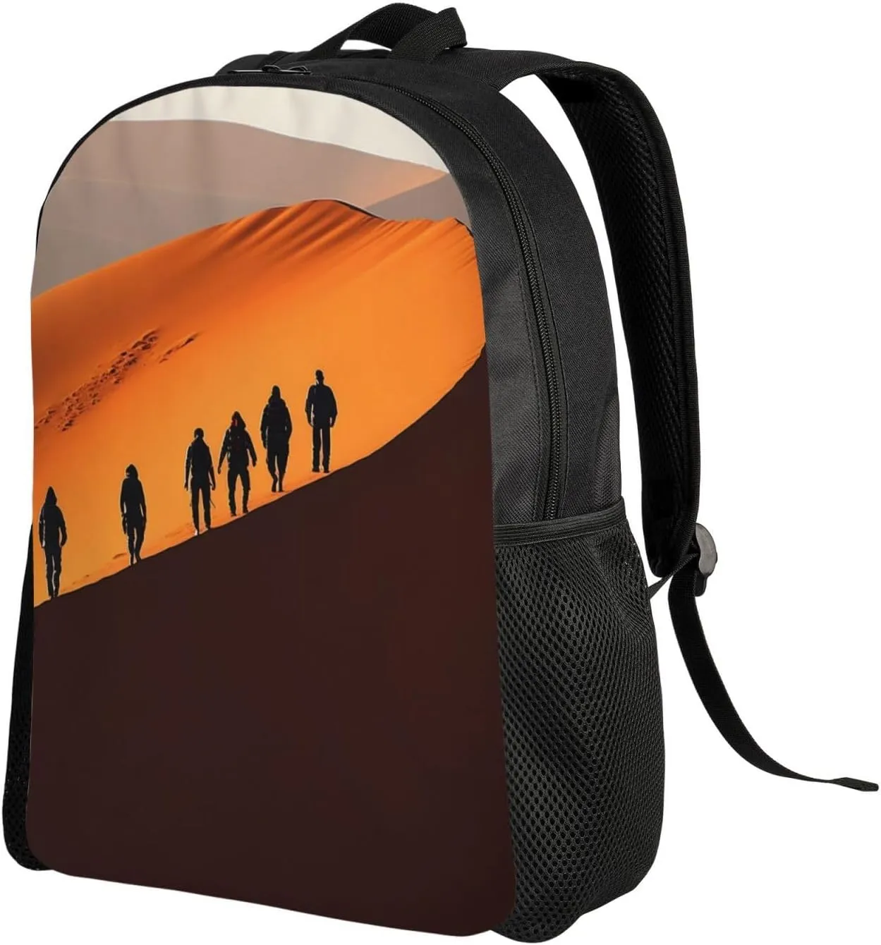 Laptop Backpack for Women Men Carry-on Backpack Climb the Dunes Daypack Lightweight Travel Shoulder Bags