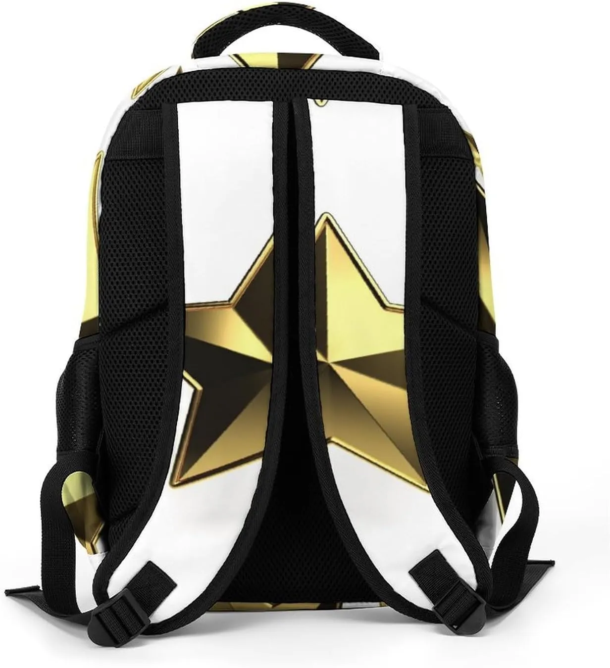 Laptop Backpack for Women Men Daypack Waterproof Gold Star Computer Bag Business Work Bag for Travel