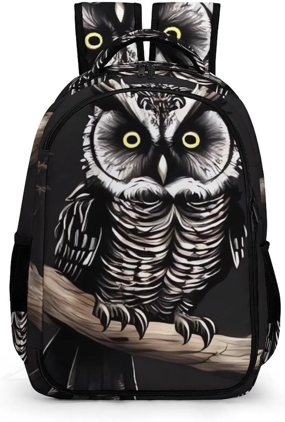 Laptop Backpack for Women Men Daypack Waterproof Late Night Owl Computer Bag Business Work Bag for Travel