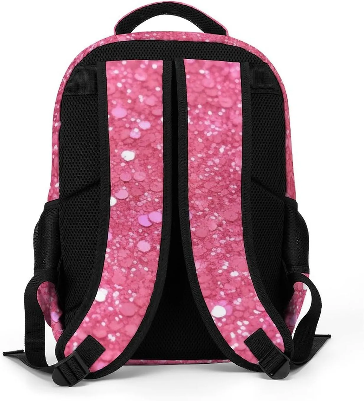Laptop Backpack for Women Men Daypack Waterproof Sparkling Glitter Computer Bag Business Work Bag for Travel