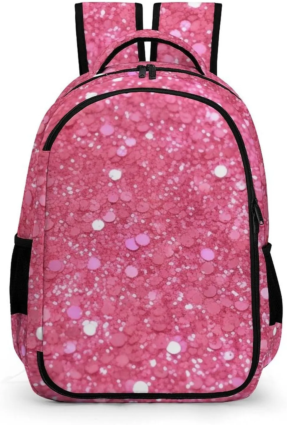 Laptop Backpack for Women Men Daypack Waterproof Sparkling Glitter Computer Bag Business Work Bag for Travel