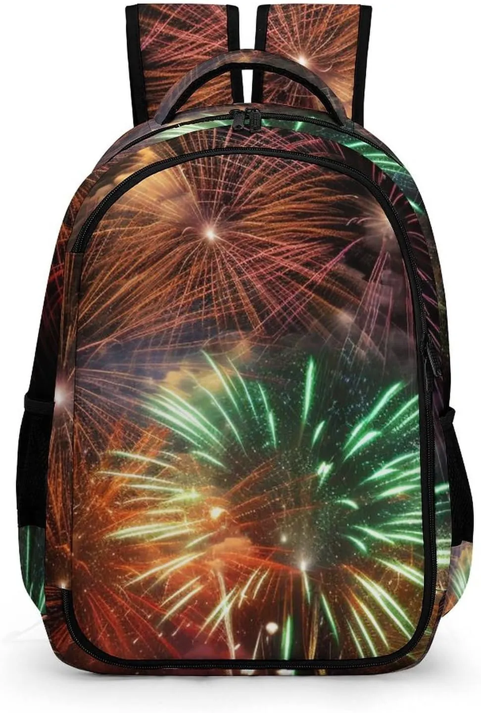 Laptop Backpack for Women Men Daypack Waterproof Splendid Fireworks Computer Bag Business Work Bag for Travel
