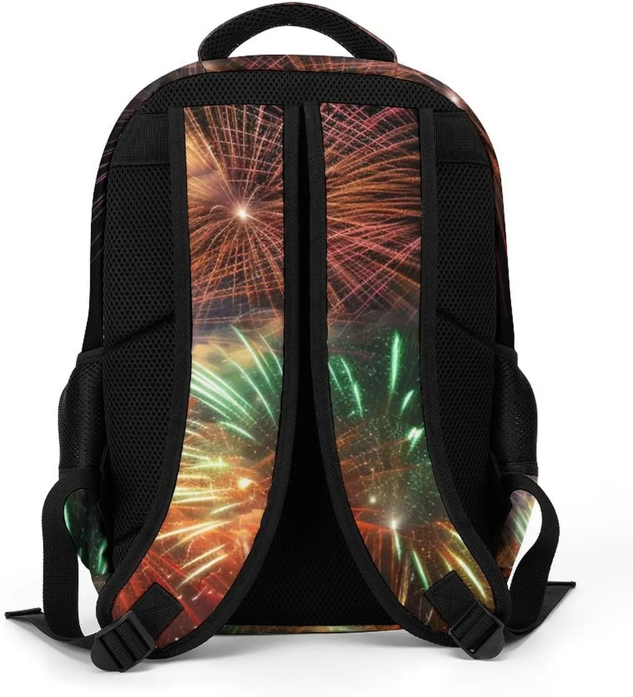 Laptop Backpack for Women Men Daypack Waterproof Splendid Fireworks Computer Bag Business Work Bag for Travel