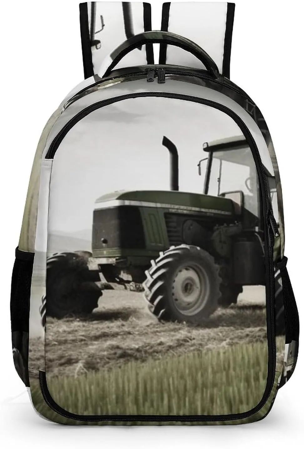 Laptop Backpack for Women Men Daypack Waterproof Tractor Agriculture Tranquil Computer Bag Business Work Bag for Travel