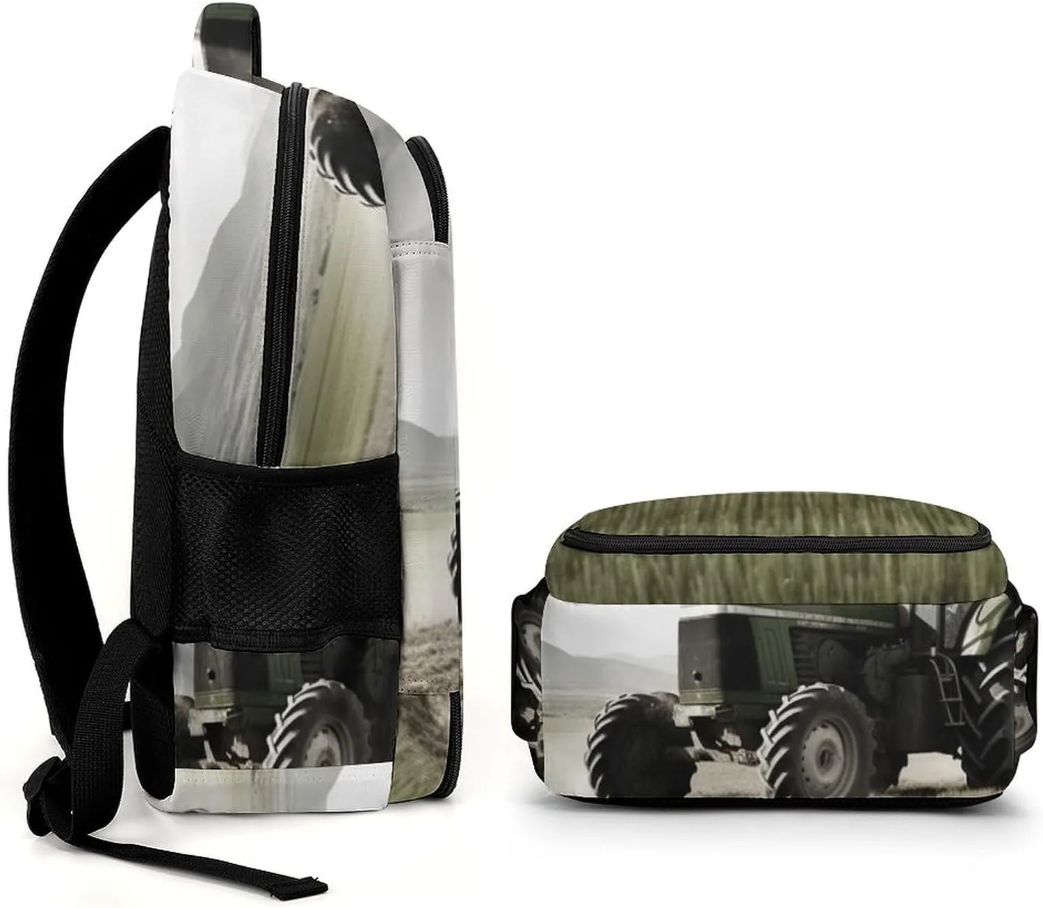 Laptop Backpack for Women Men Daypack Waterproof Tractor Agriculture Tranquil Computer Bag Business Work Bag for Travel
