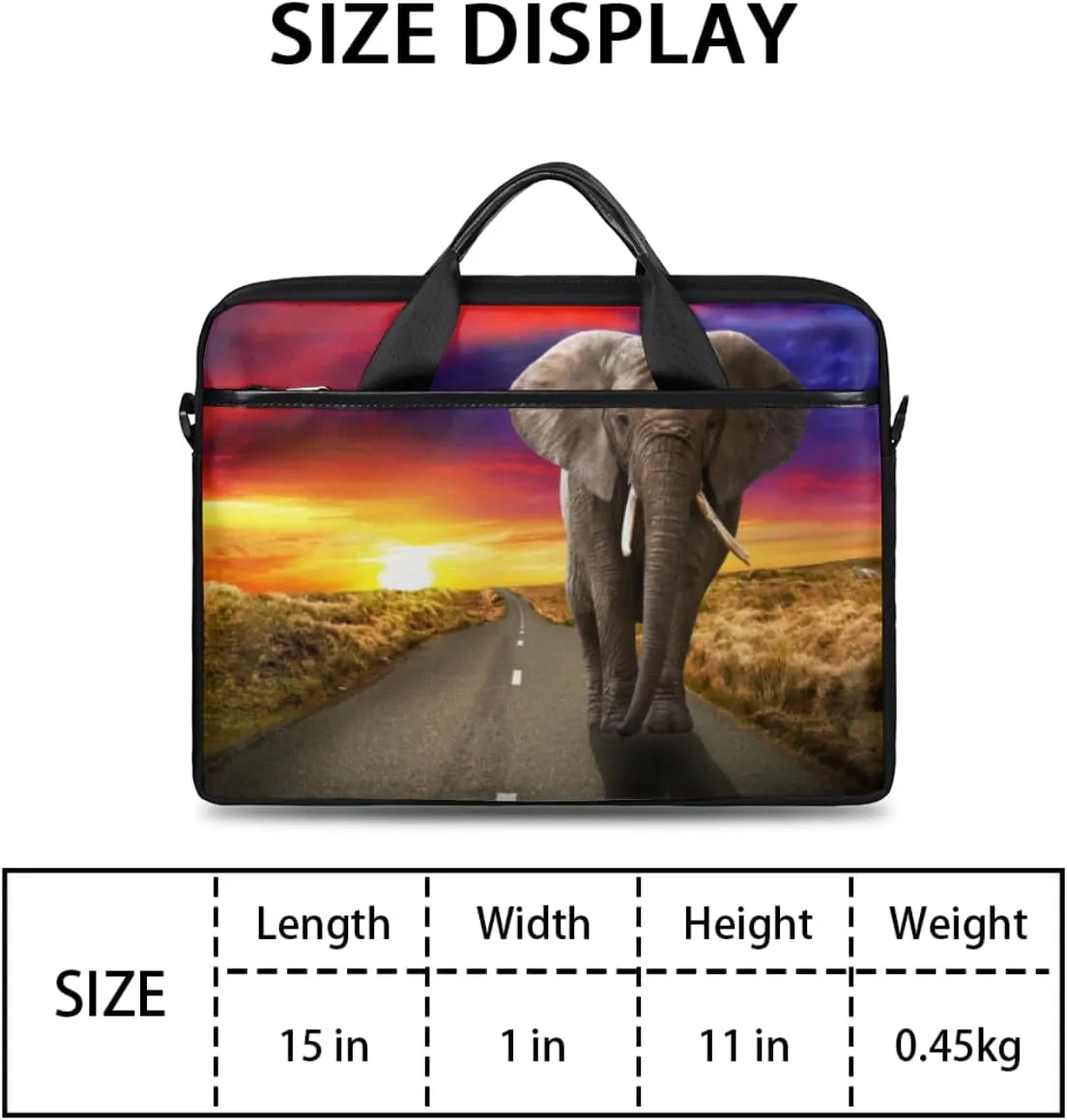 Laptop Bag 13-15 Inch Laptop Sleeve Case for Men Women Briefcase Messenger Bag Computer Shoulder Bag for Travel Work