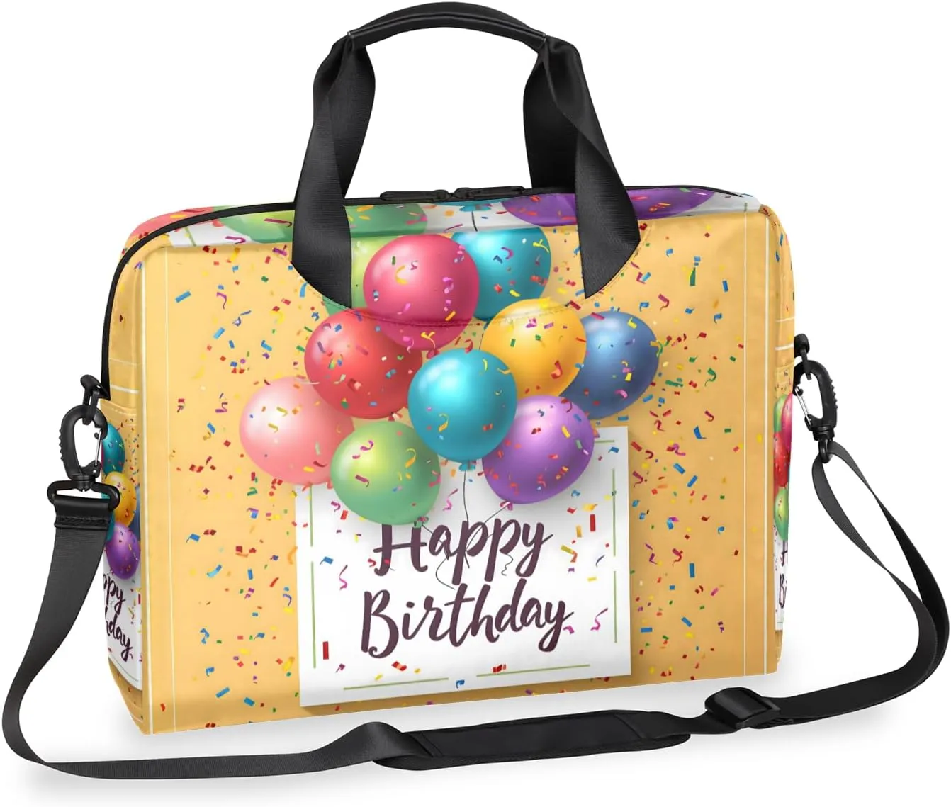 Laptop Bag 15.6 Inch Laptop Sleeve Case with Shoulder Straps Computer Slim Briefcase for Men and Women