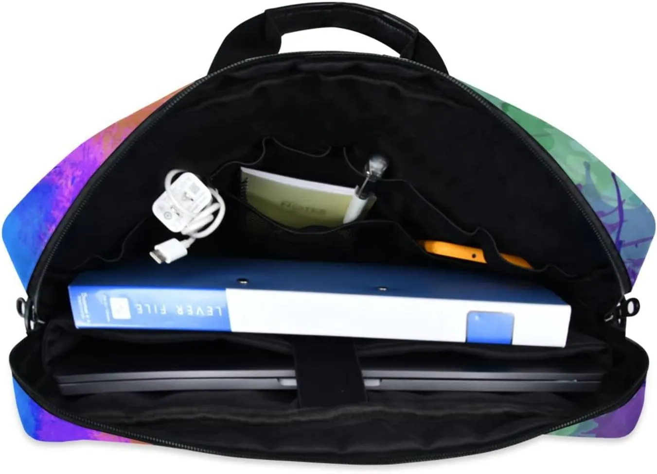 Laptop Bag 15.6 inch, Waterproof Laptop Case with Strap, Protective Laptop Carrying Case for Women&Men, Afro African American Woman
