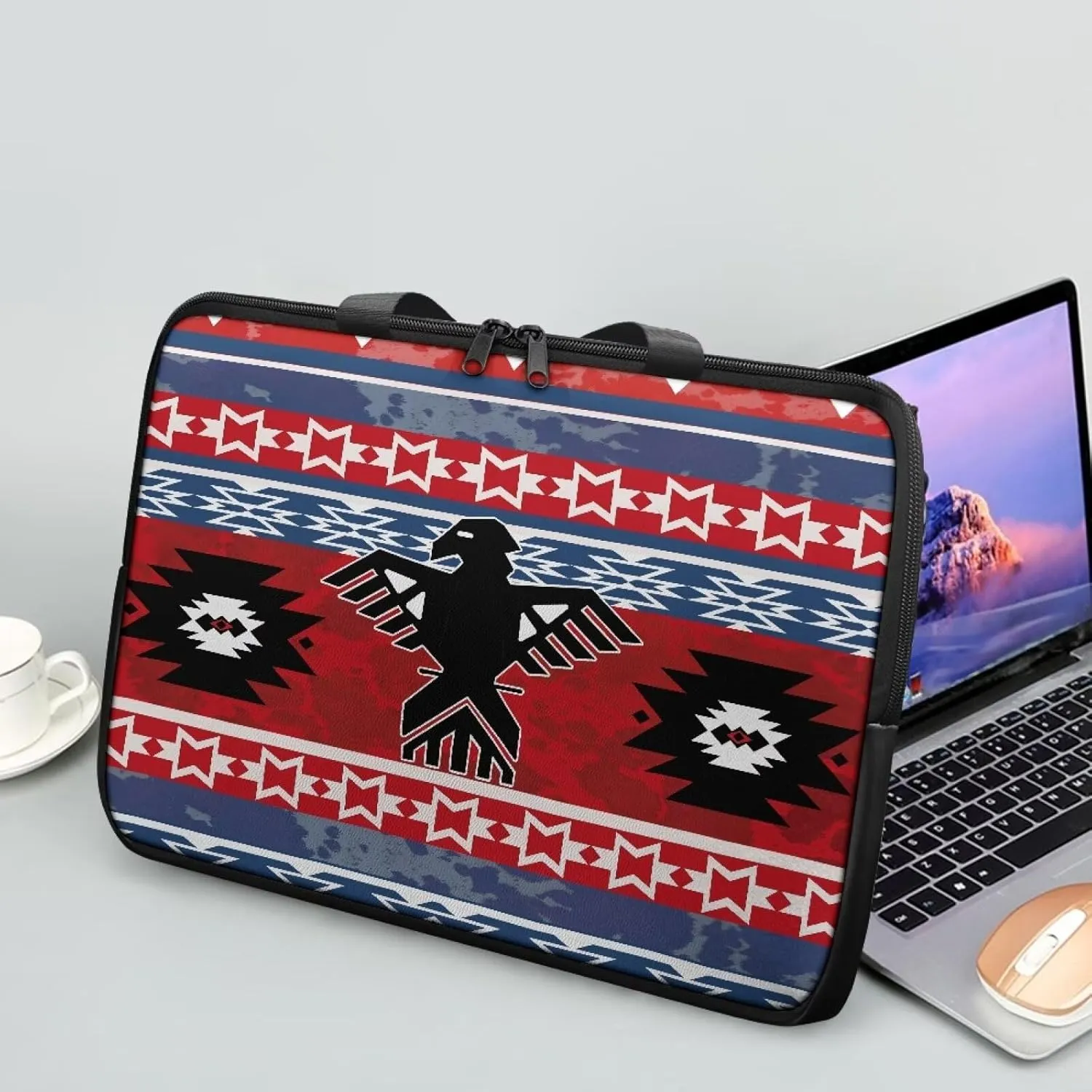 Laptop Bag Case Womens Mens Leather Document Bag Shockproof Briefcase for Work Travel Business 10 Inch- 17 Inch