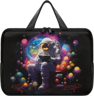 Laptop Bag Case Womens Mens Leather Laptop Sleeve Zipper Shockproof Computer Carrying Bag 10 Inch- 17 Inch