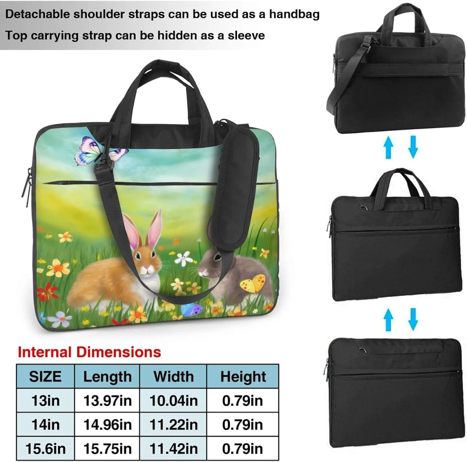 Laptop Bag fit,Skull and US Flag Laptop Briefcase, Suitable for Office School Travel