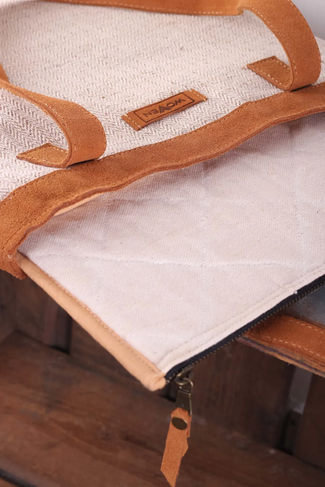 Laptop Bag - Natural