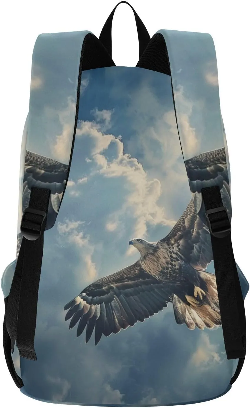 Laptop Computer Backpack Purse For Men Women Large Capacity Lightweight Bag Outdoor Daypack Travel Animals Print,blue carve