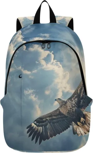 Laptop Computer Backpack Purse For Men Women Large Capacity Lightweight Bag Outdoor Daypack Travel Animals Print,blue carve