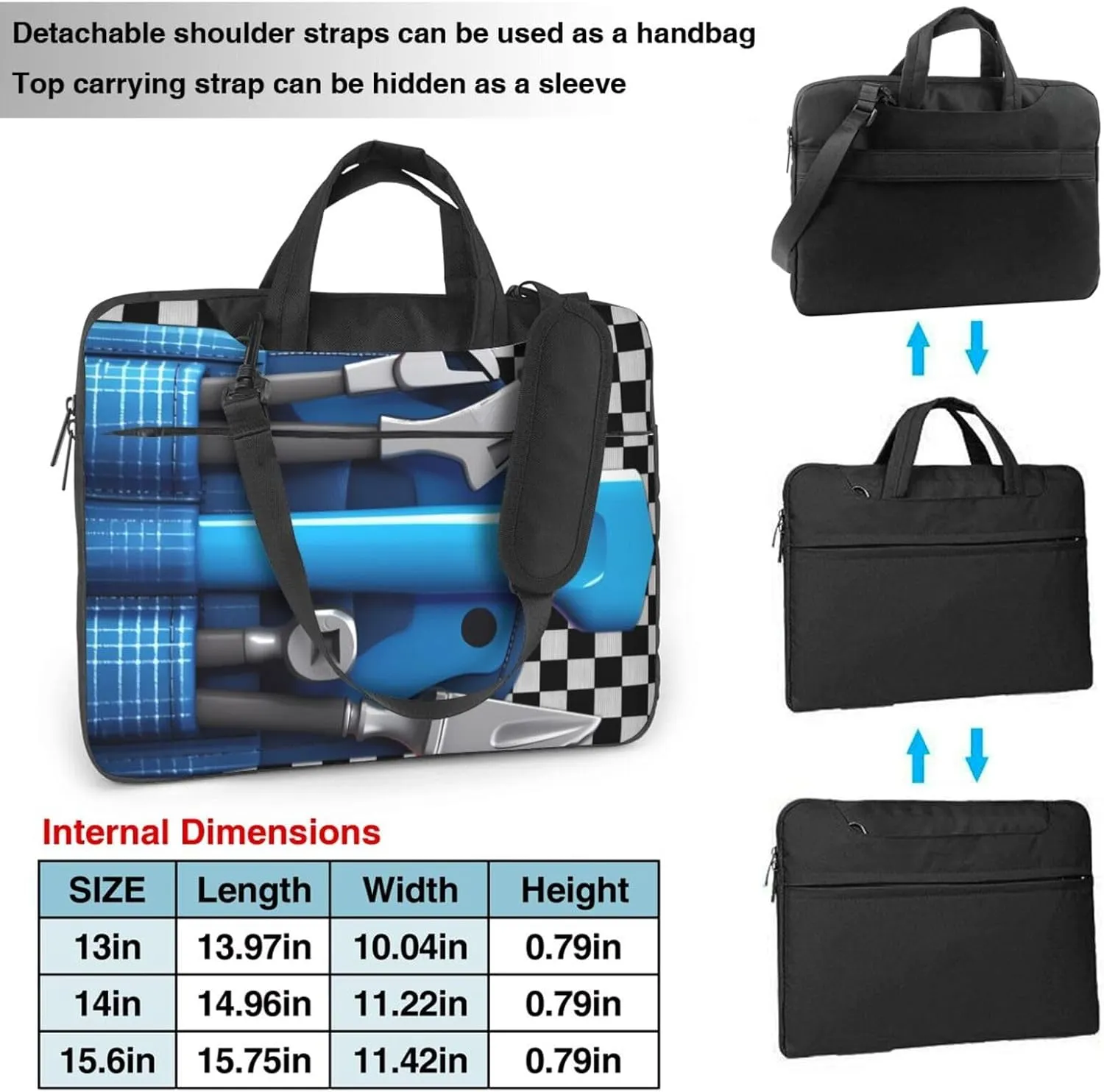 Laptop Crossbody Bag fit,Little Snowman Handbag CrossbodyBag, Suitable for Office School Travel