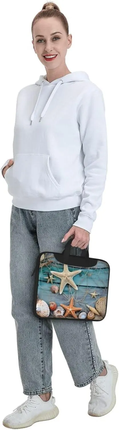 Laptop Crossbody Bag fit,Skull and Rose Laptop Briefcase, Suitable for Office School Travel
