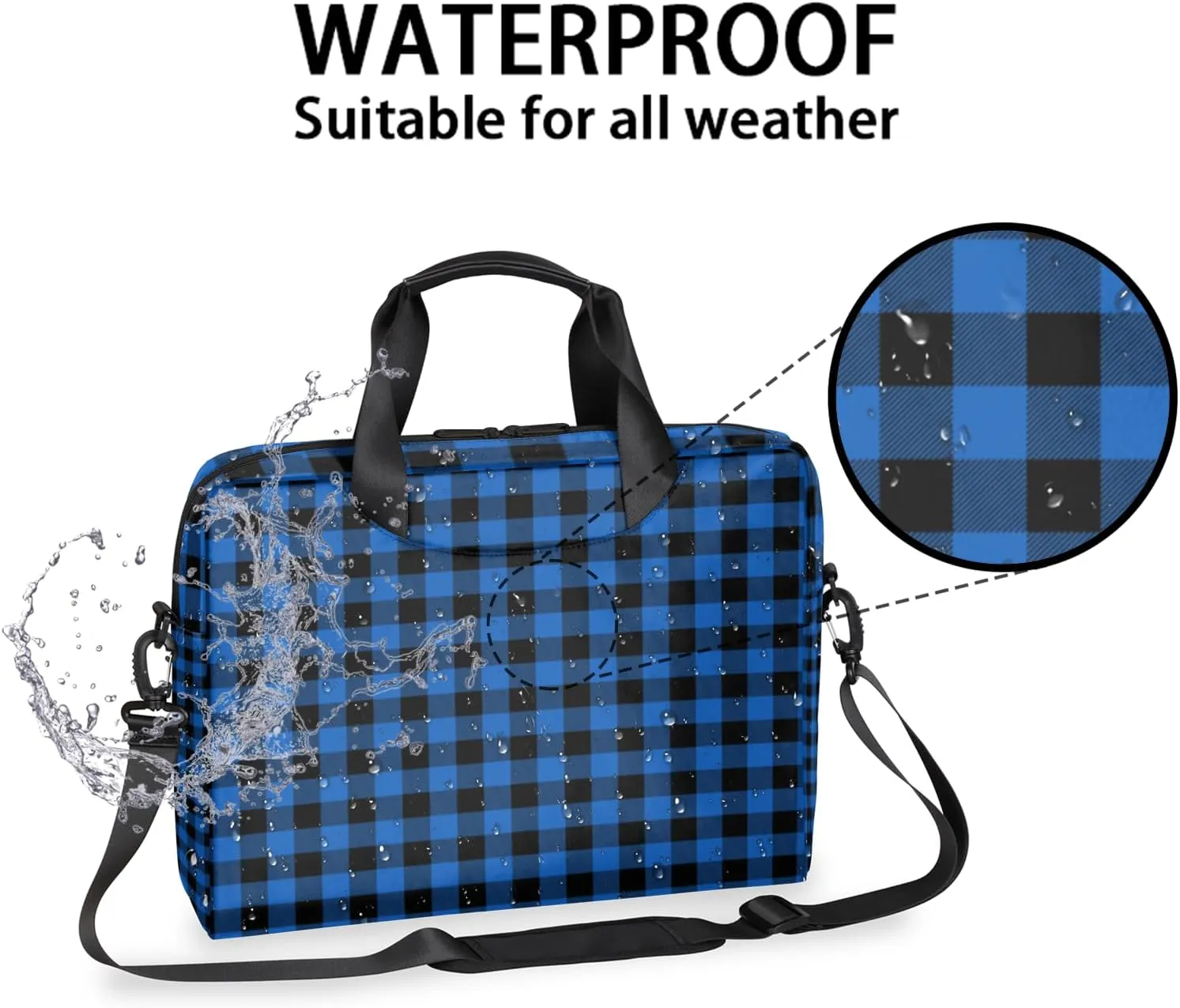 Laptop Shoulder Bag 14 15 15.6 inch Computer Travel Offices Work Briefcase Bags