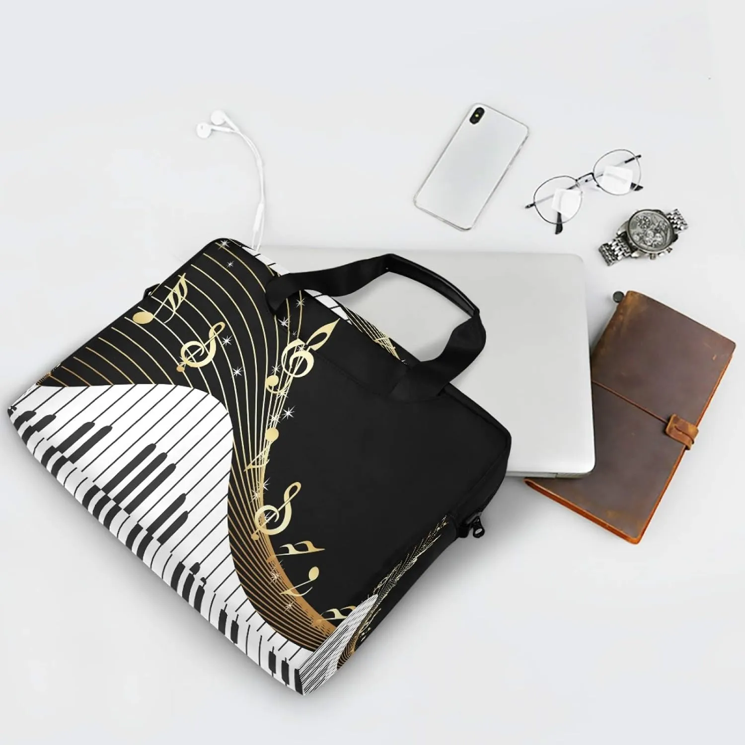 Laptop Shoulder Bag Portable Laptop Sleeve Case for 14/15.6/16in Notebook Computer Messenger Bag Women Men Briefcase