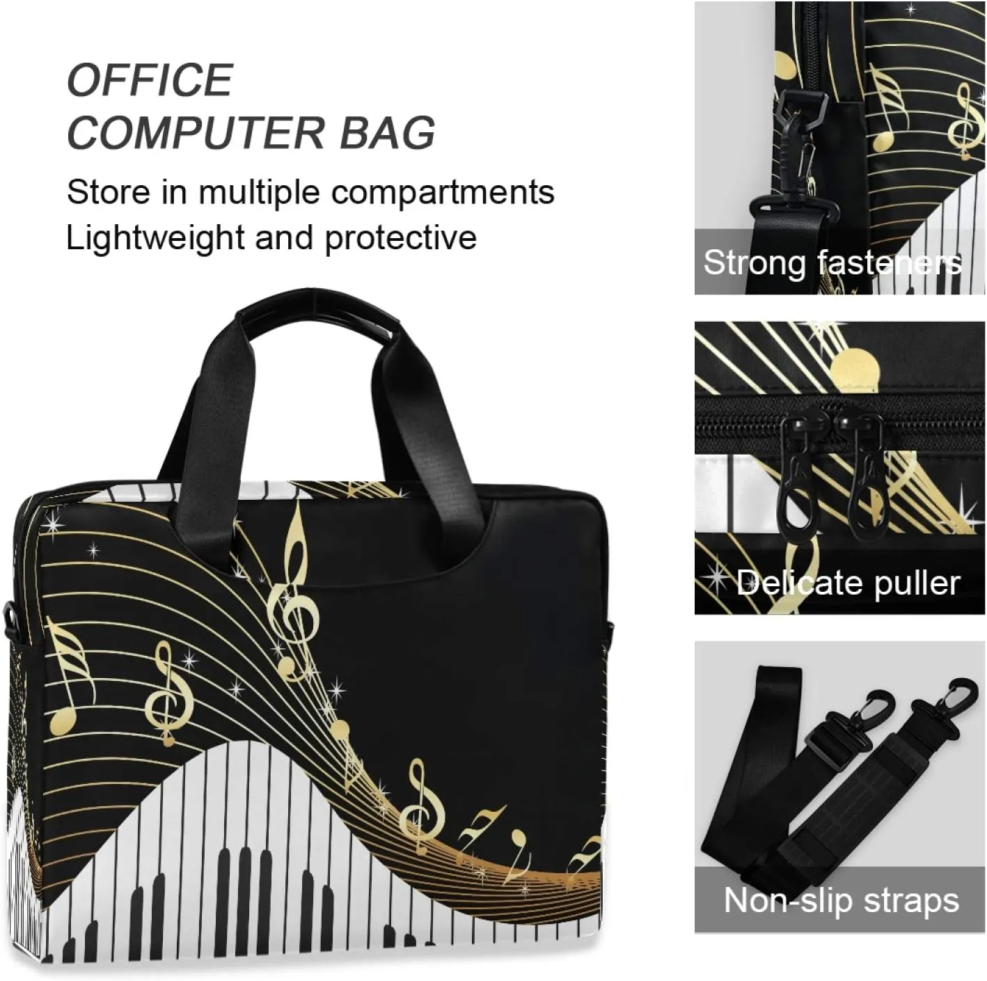 Laptop Shoulder Bag Portable Laptop Sleeve Case for 14/15.6/16in Notebook Computer Messenger Bag Women Men Briefcase