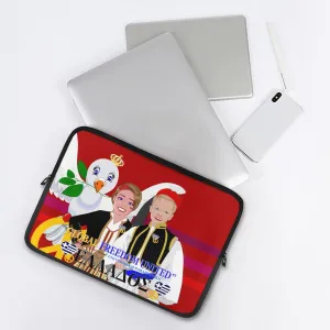 Laptop Sleeve - without black handles GLOBAL FREEDOM UNITED COUPLE EDITION GREECE RED