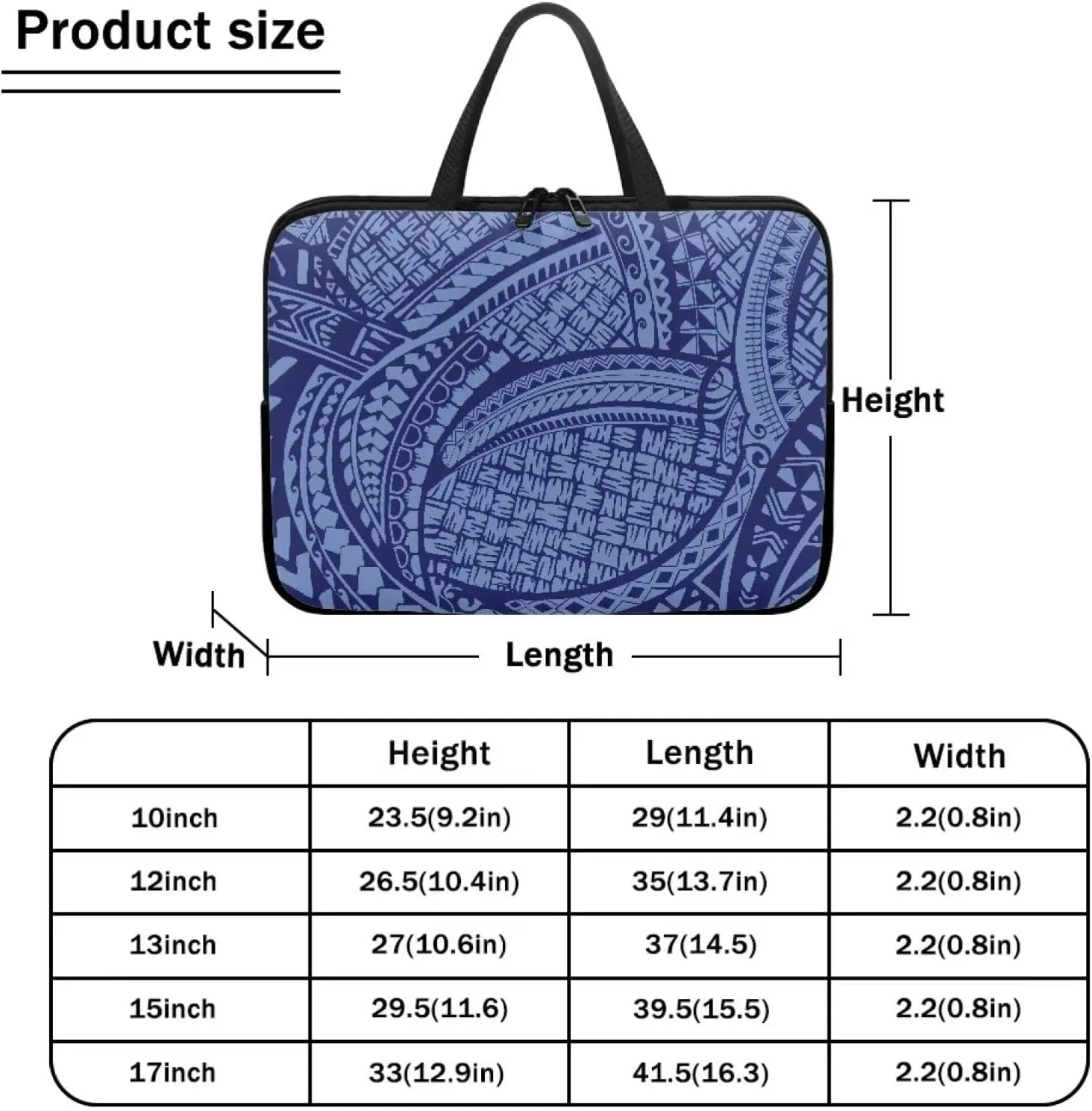 Laptop Tote Bag Compatible with 10-17 inch Notebook Computers Carrying Case