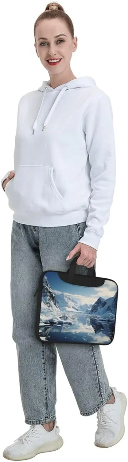 Laptop Tote Bag Men Women Antarctic Peninsula Shoulder Laptop Sleeve Briefcase Messenger Computer Bag