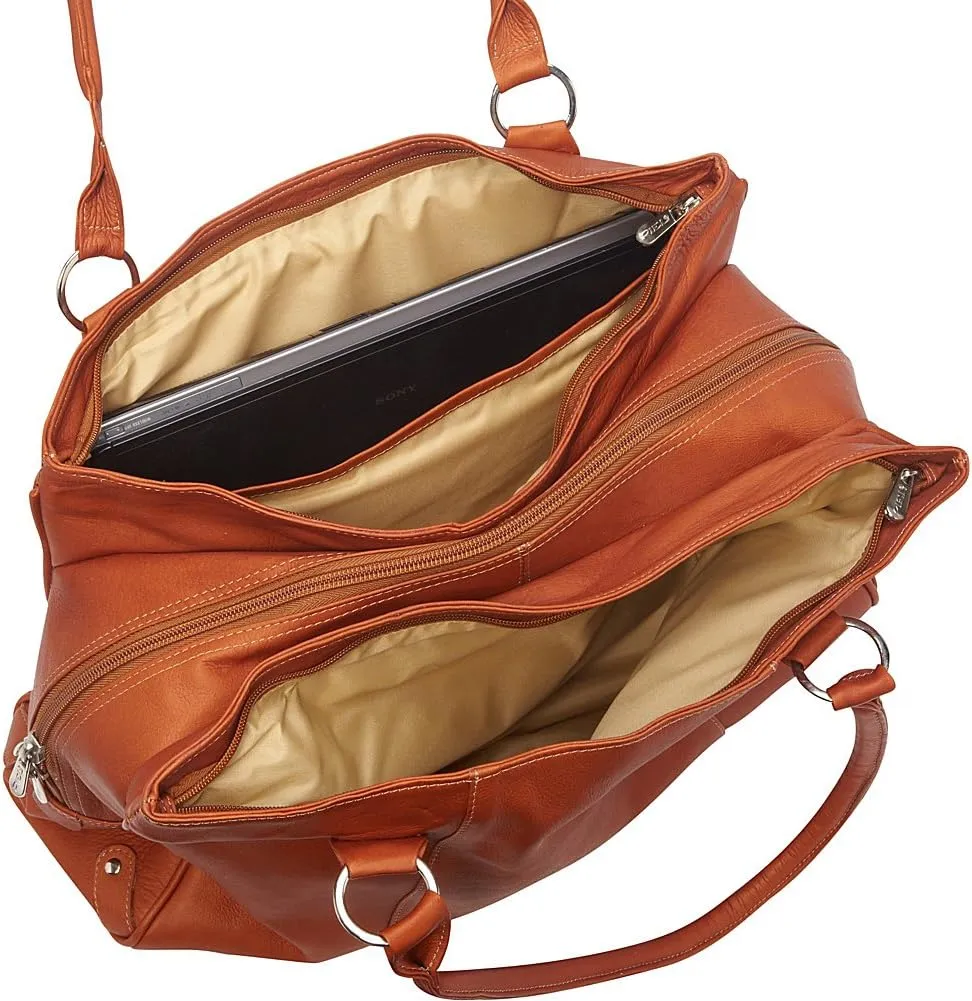 Laptop Travel Tote, Saddle, One Size