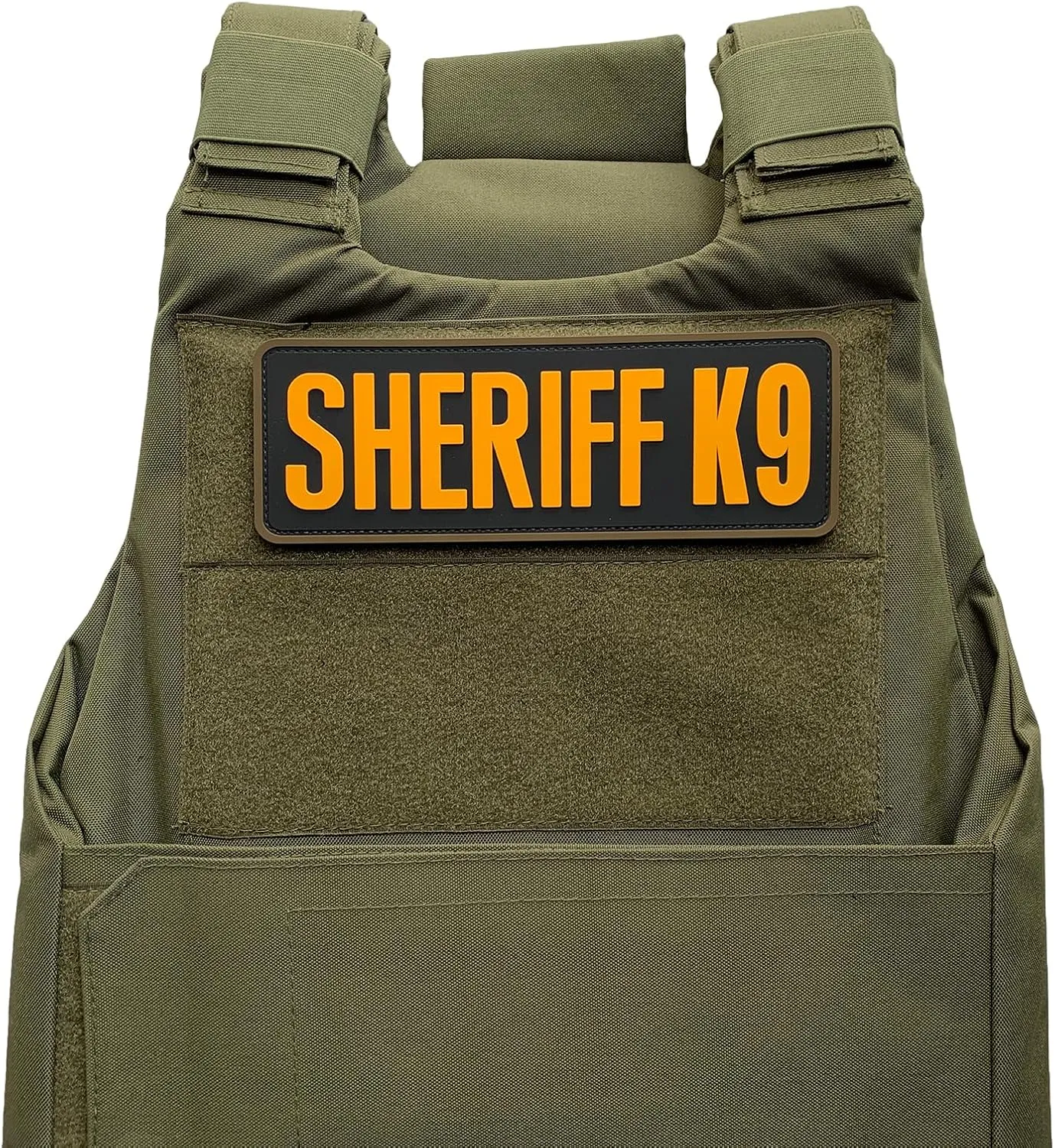 Large PVC Sheriff K9 Patch for Sheriff Department Uniforms Service Dog Harness Working K9 Dog Collar
