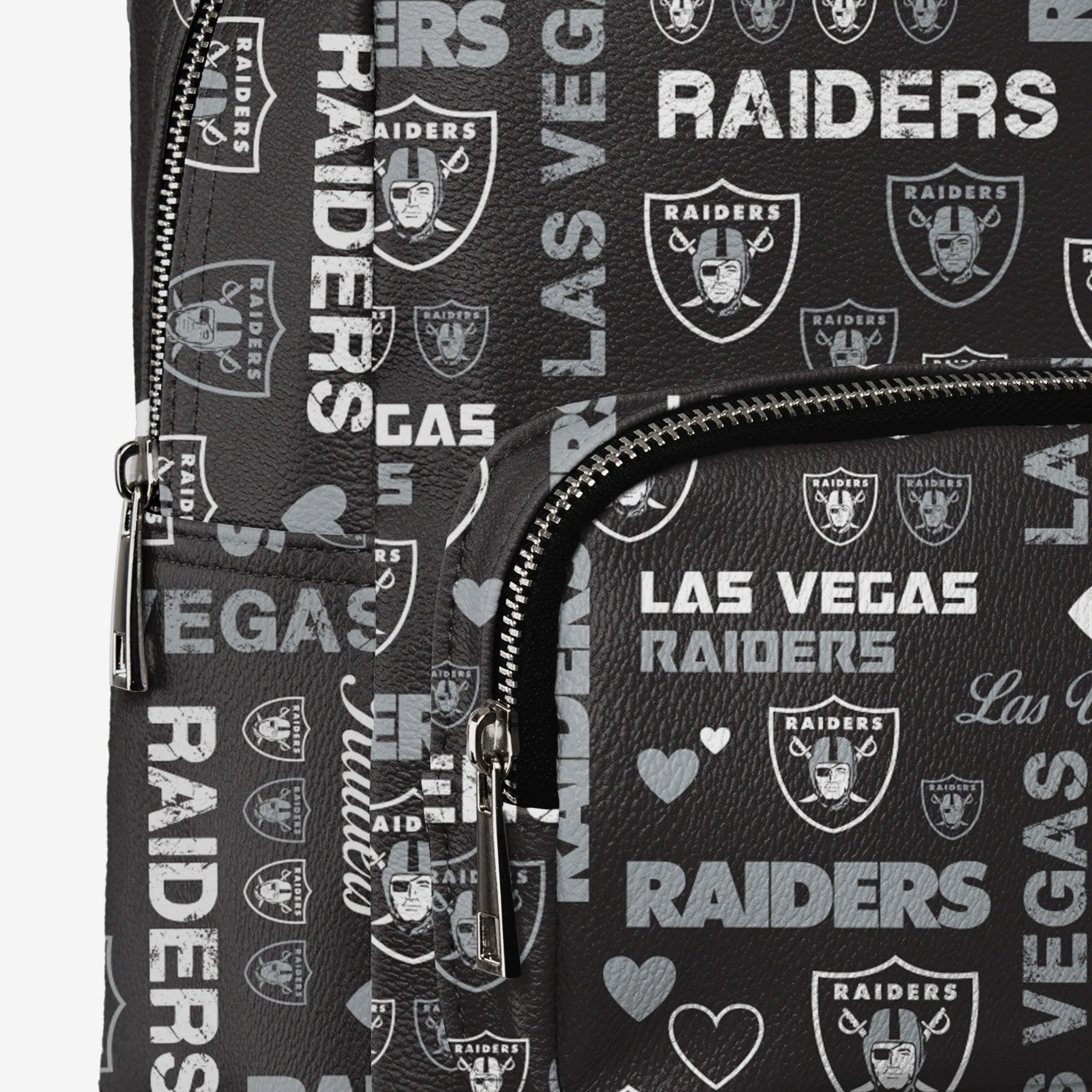 Las Vegas Raiders Logo Love Mini Backpack