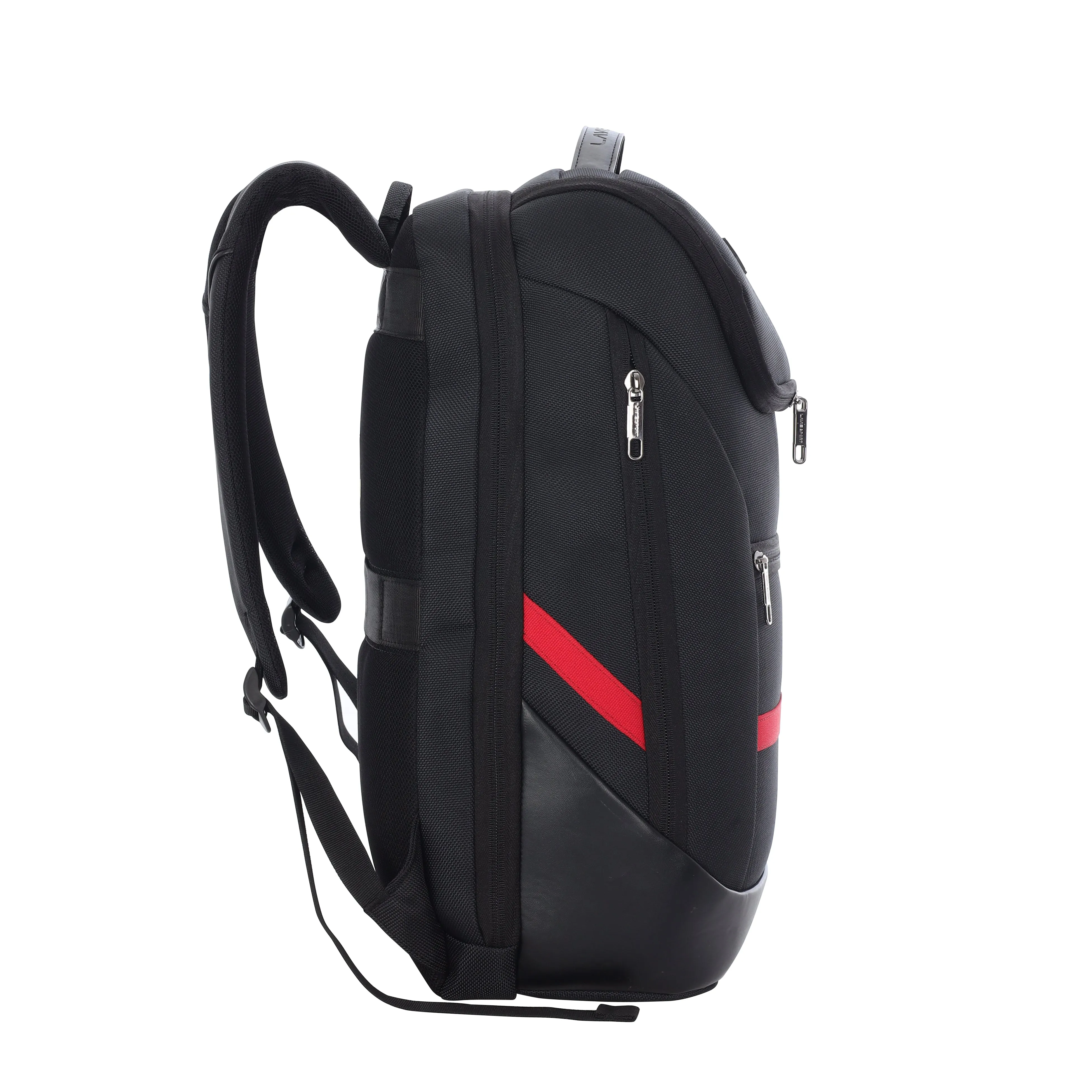 Lavie Sport Emperor 24L Anti-theft Laptop Backpack For Boys & Girls in Black and Red Colour