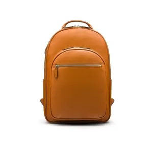 Leather 15" Laptop Backpack, Cambridge - Tan