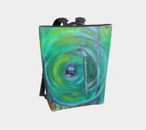 Leather Heart Intuitive Chakra Backpack Great discounts Vegan