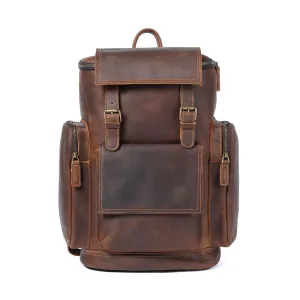 Leather Laptop Backpack | HORE