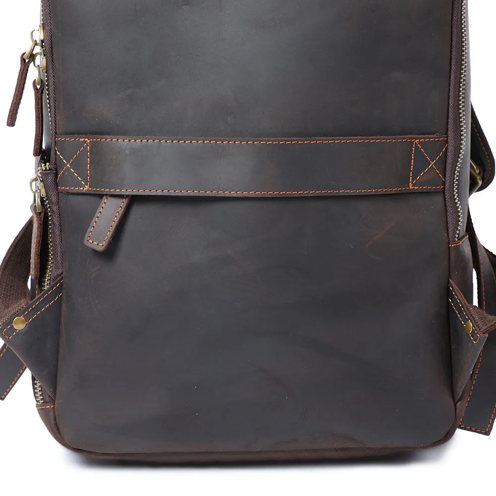 Leather Laptop Backpack | LARVIK