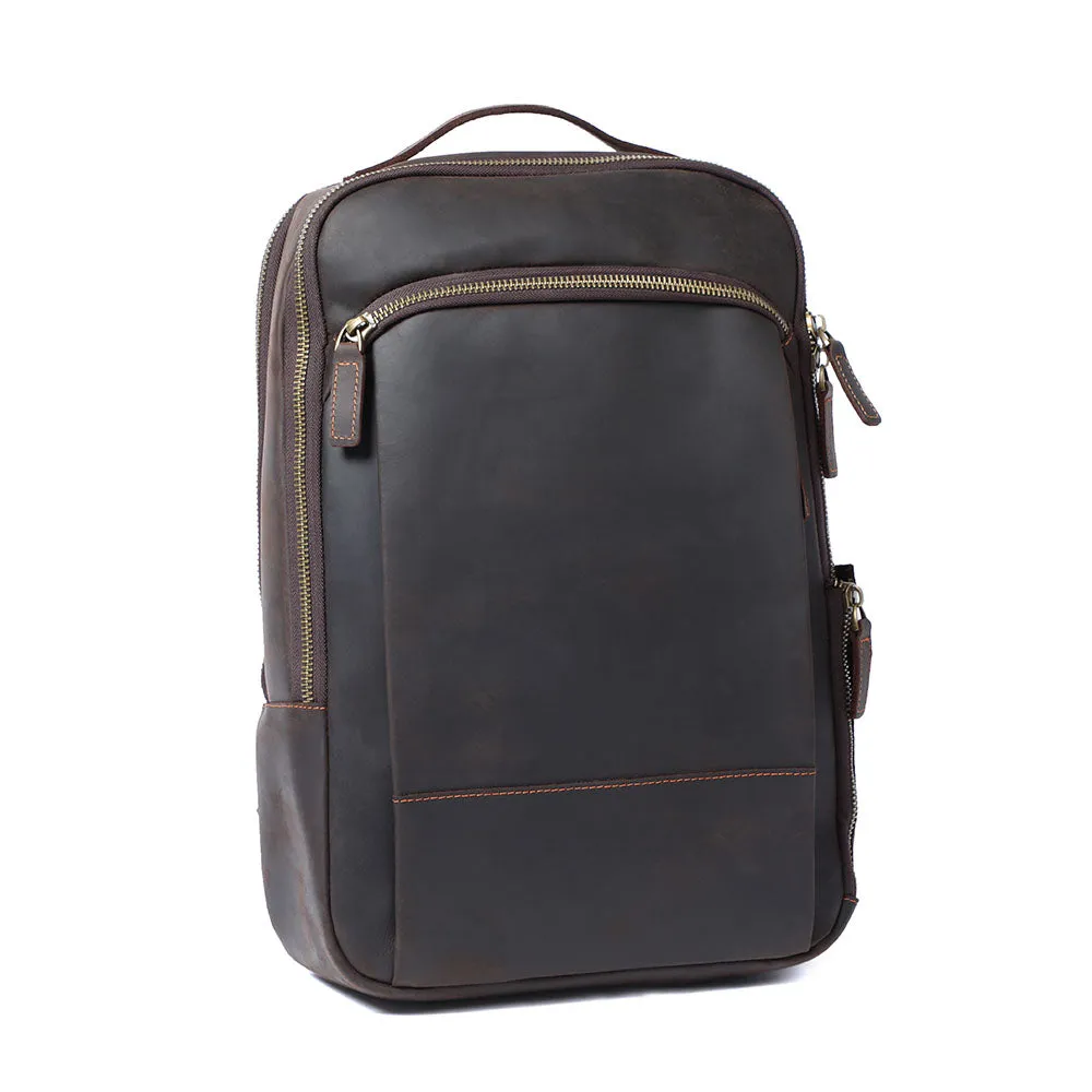 Leather Laptop Backpack | LARVIK