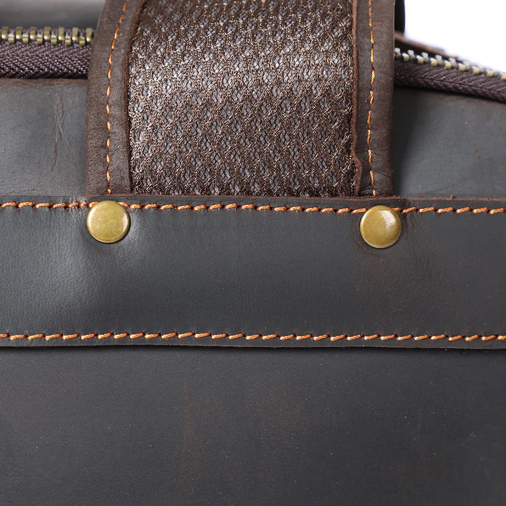 Leather Laptop Backpack | LARVIK