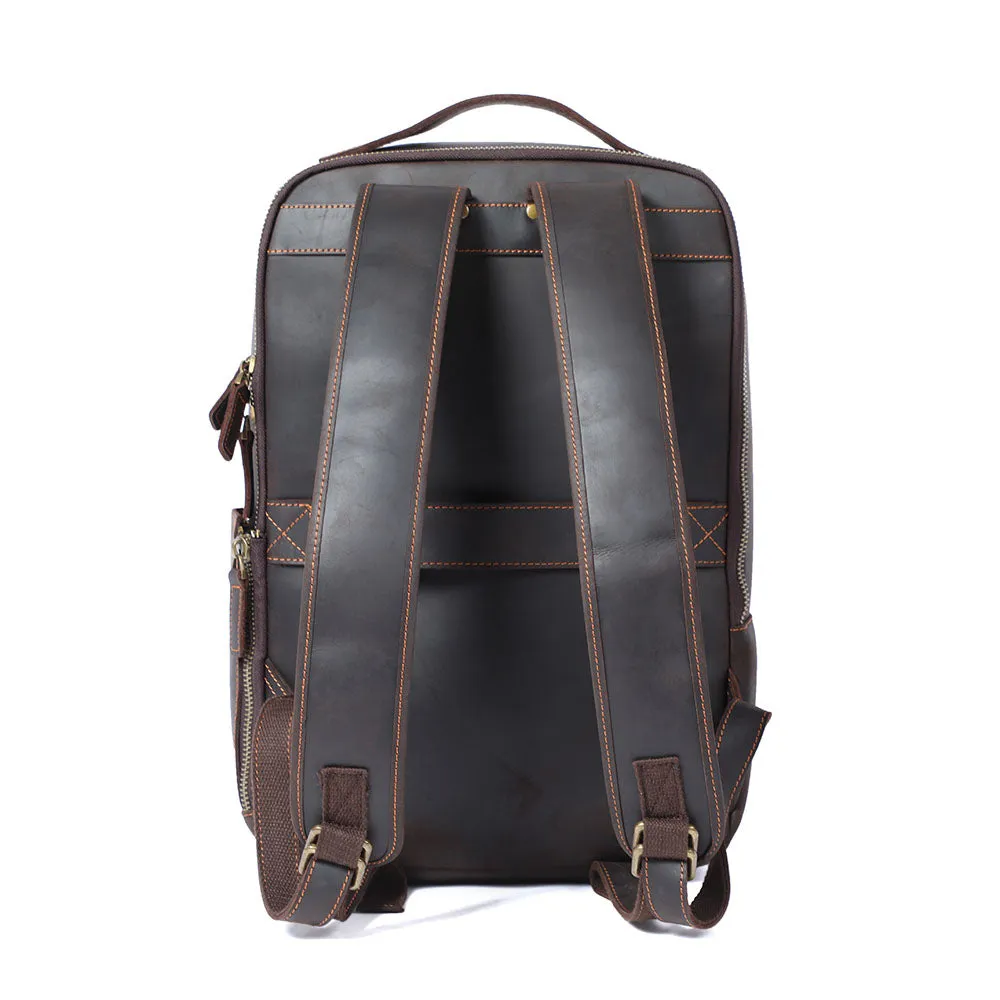 Leather Laptop Backpack | LARVIK