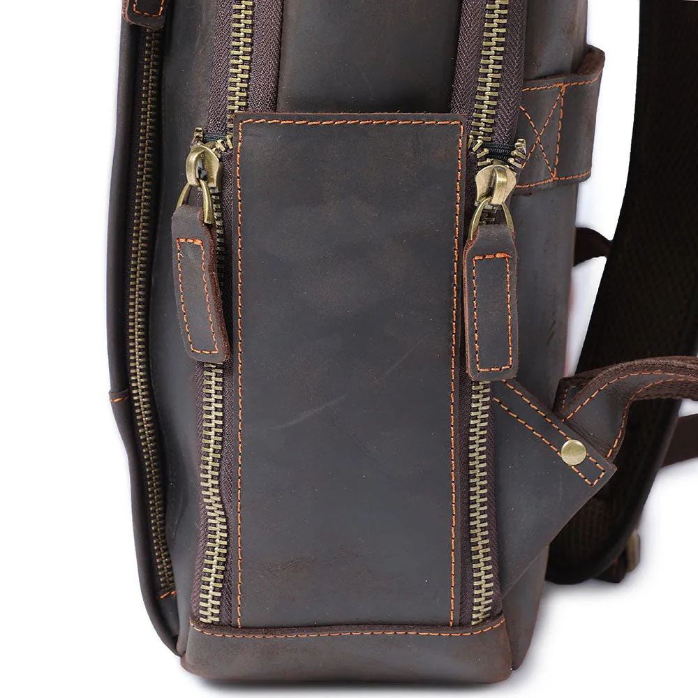 Leather Laptop Backpack | LARVIK