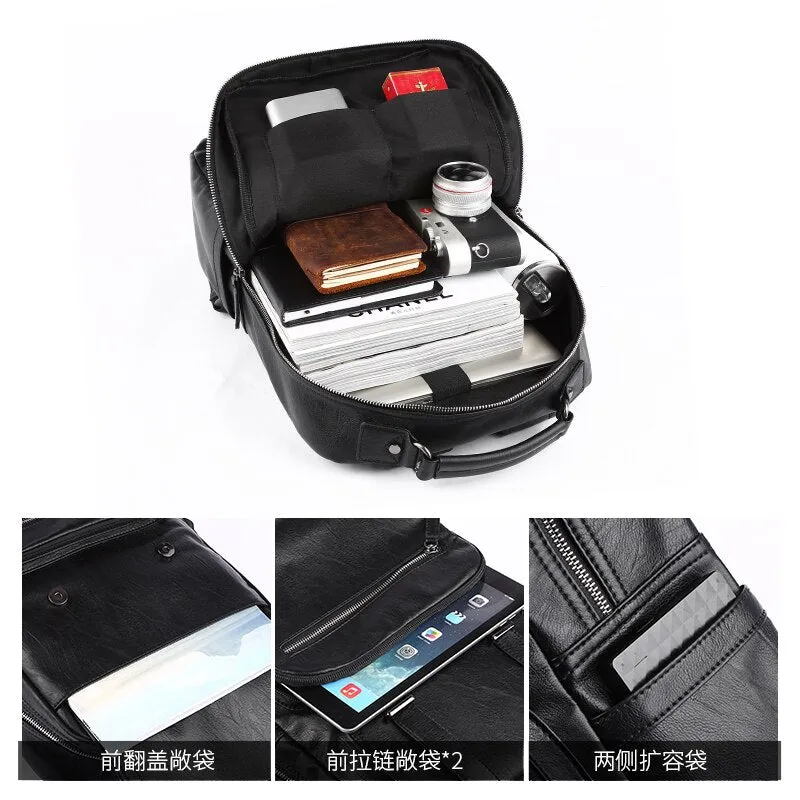Leather PU Backpack