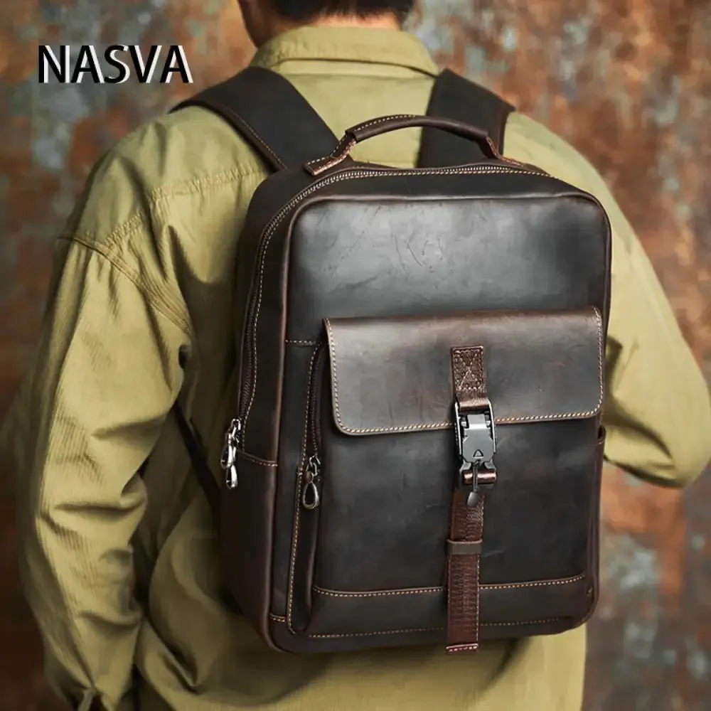 Leather Retro Backpack