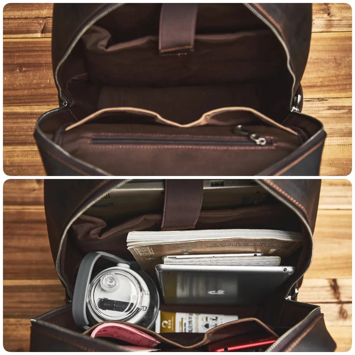 Leather Retro Backpack
