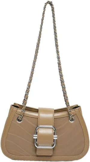Leather Trendy Shoulder & Crossbody Hobo Tote Handbag for Women Top Handle Satchel Purse